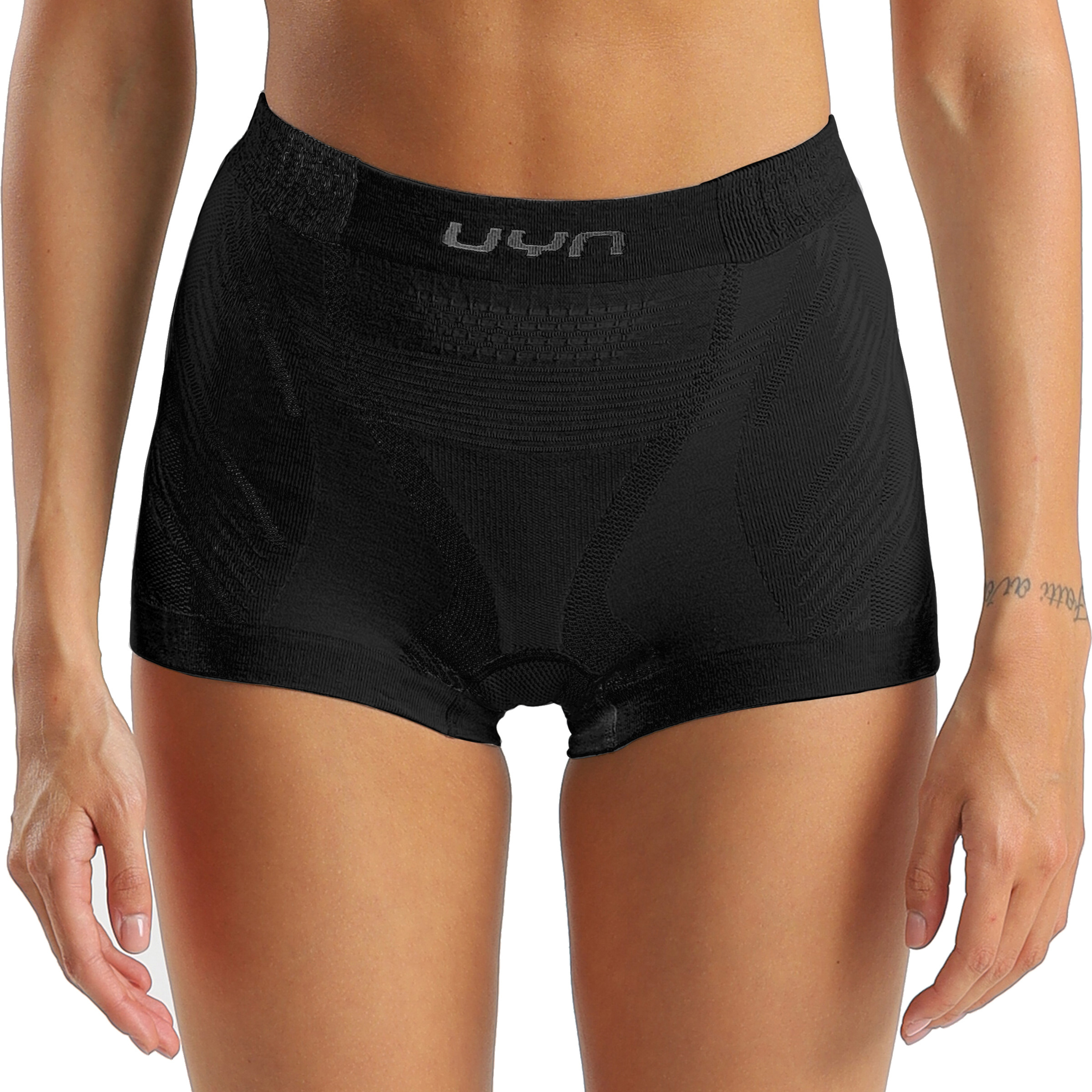 Uyn Motyon Biotech Boxer Damen Kurze Unterhose schwarz Größe XS Training & Fitness | Laufen | Lifestyle Hautfreundlich