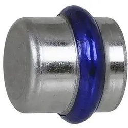 Edelstahl Pressfittings Verschlussstopfen, Kontur V (Ausführung: 18 mm)