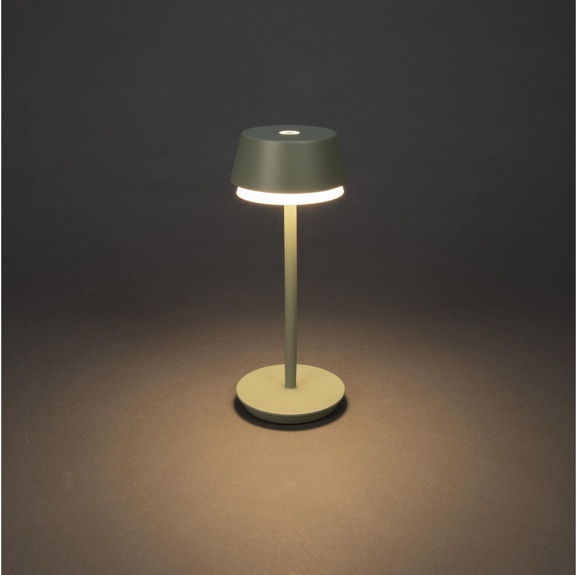 KONSTSMIDE Tischleuchte "Lyon 2700-4000 K / RGB dimmbar", grün (mint), 1, Ø 12cm H: 30cm, Leuchten, Tischleuchte mint 1, Ø 12cm H: 30cm