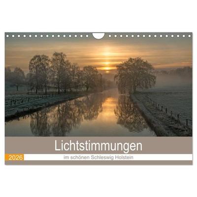 Lichtstimmungen im schönen Schleswig Holstein (Wandkalender 2026 DIN A4 quer), CALVENDO Monatskalender