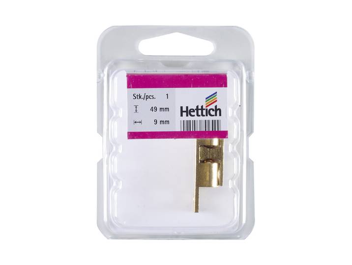 Hettich Kugelschnäpper 89254 Messing Messing 49 mm