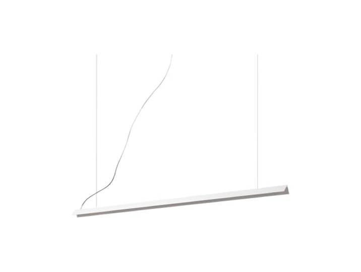 Ideal Lux V-LINE Integrierte LED-Pendel-Deckenleuchte Weiß 3000K