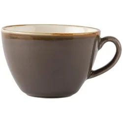 Gastronoble Olympia Kiln Cappuccinotassen Rauch | 34cl | Porzellan | 12 Tassen