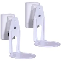 Sanus WSWME12-W2 (1 Paar, Wandmontage, Neigbar, Schwenkbar), Lautsprecher Ständer + Wandmontage, Weiss