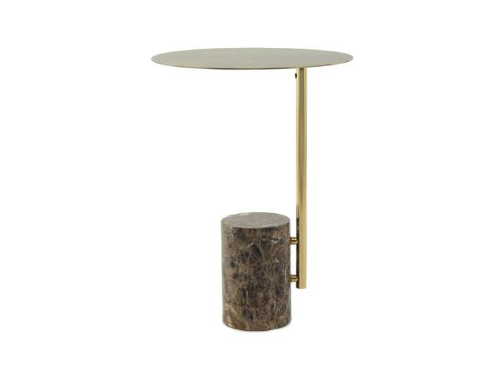 BEISTELLTISCH ROCIO 400 BRAUN / MULTI