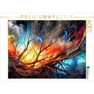 CALVENDO Puzzle Flammende Transformation | 1000 Teile Lege-Größe 64x48cm Foto-Puzzle für glückliche Stunden