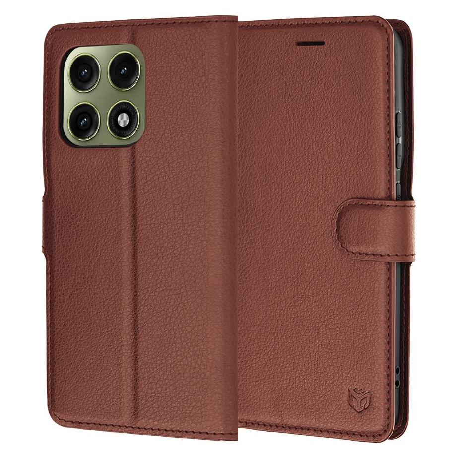Techsuit - Leather Folio - Motorola Edge 70 Pro - Brown (Motorola Edge 70 Pro) (71673795)