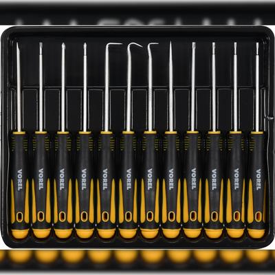 TRIZERATOP Schraubendreher Satz + Haken PH+Flach+Torx 12-teilig