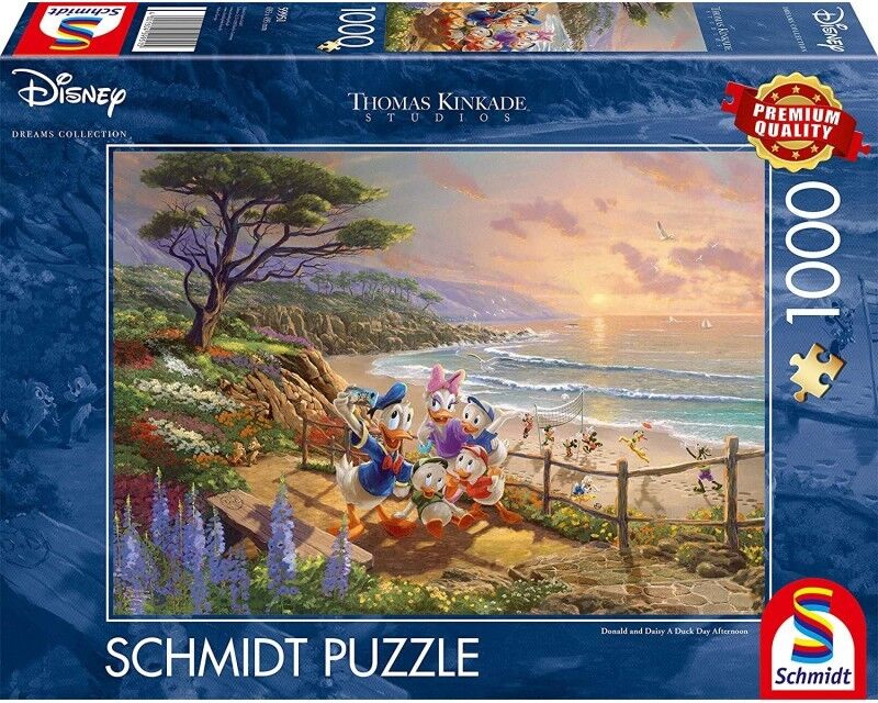 Schmidt Puzzles Disney - Donald & Daisy, Un après-midi de canard - 1000 pcs