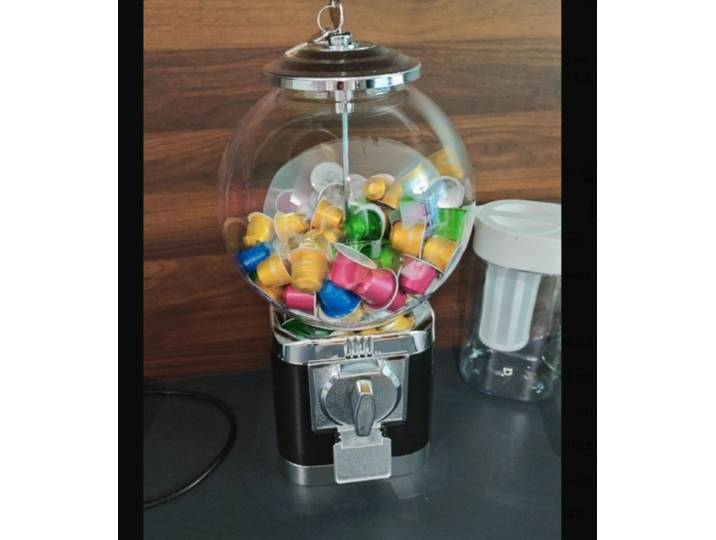 Distributeur de capsules Gashapon 32 mm, machine de jeu de loterie interactive pour fêtes, expositions et événements, personnalisable