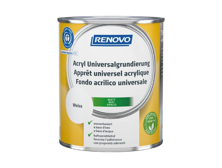 Renovo Universalgrundierung Acryl Weiss 0.75 l Matt