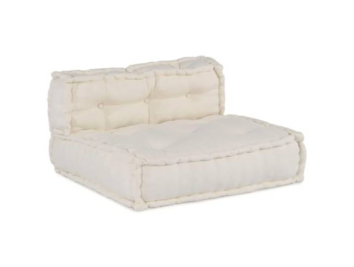 PUGYNBK Modulares Sofa, Stoff, cremefarben, 210 x 140 x 56 cm Verwendung im Innen- und Außenbereich, Schaumstoffkissen, atmungsaktiver Stoff, rekonfigurierbares Design, moderner Stil