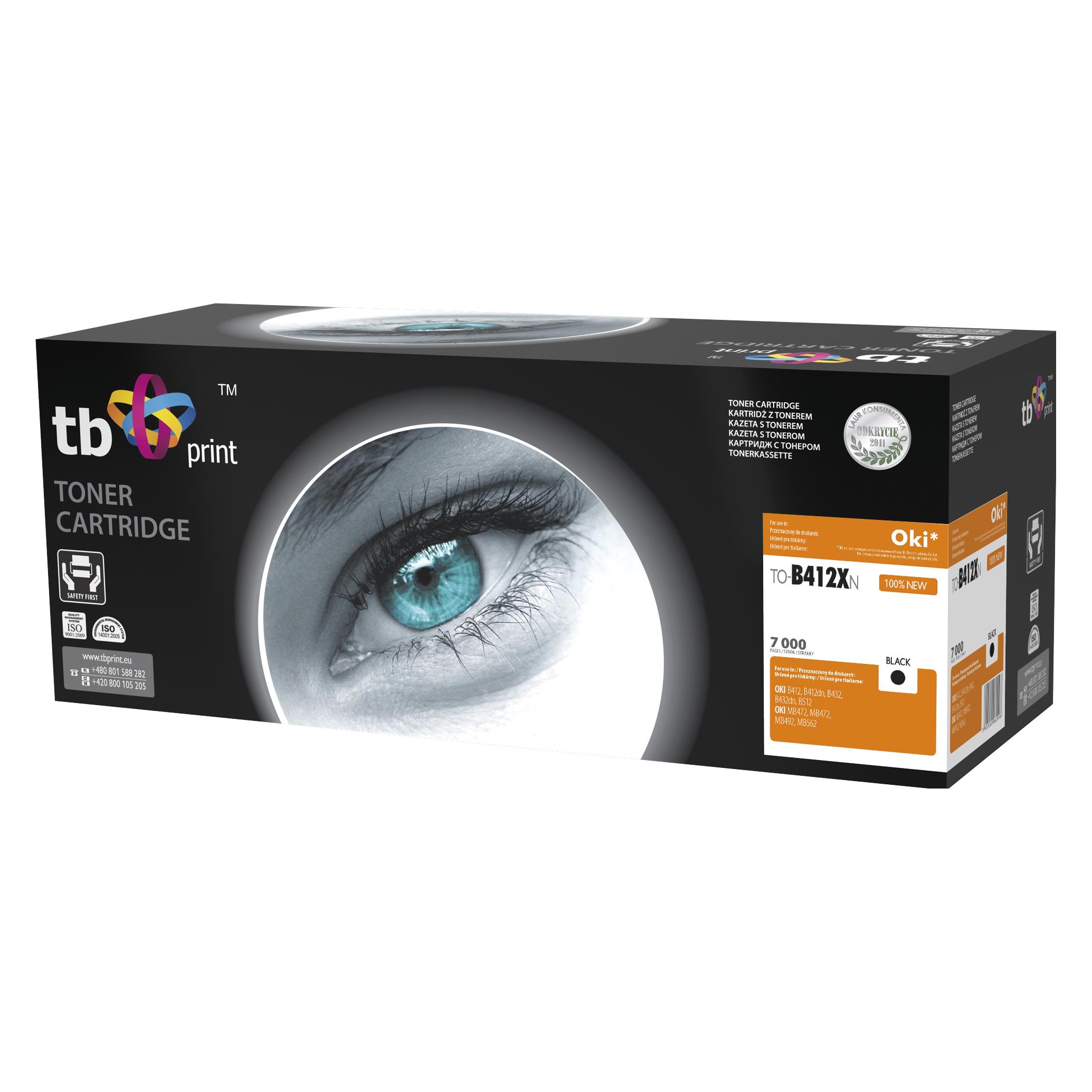 Lenovo Print TO-B412XN toner cartridge 1 pc(s) Black (BK) (TO-B412XN)