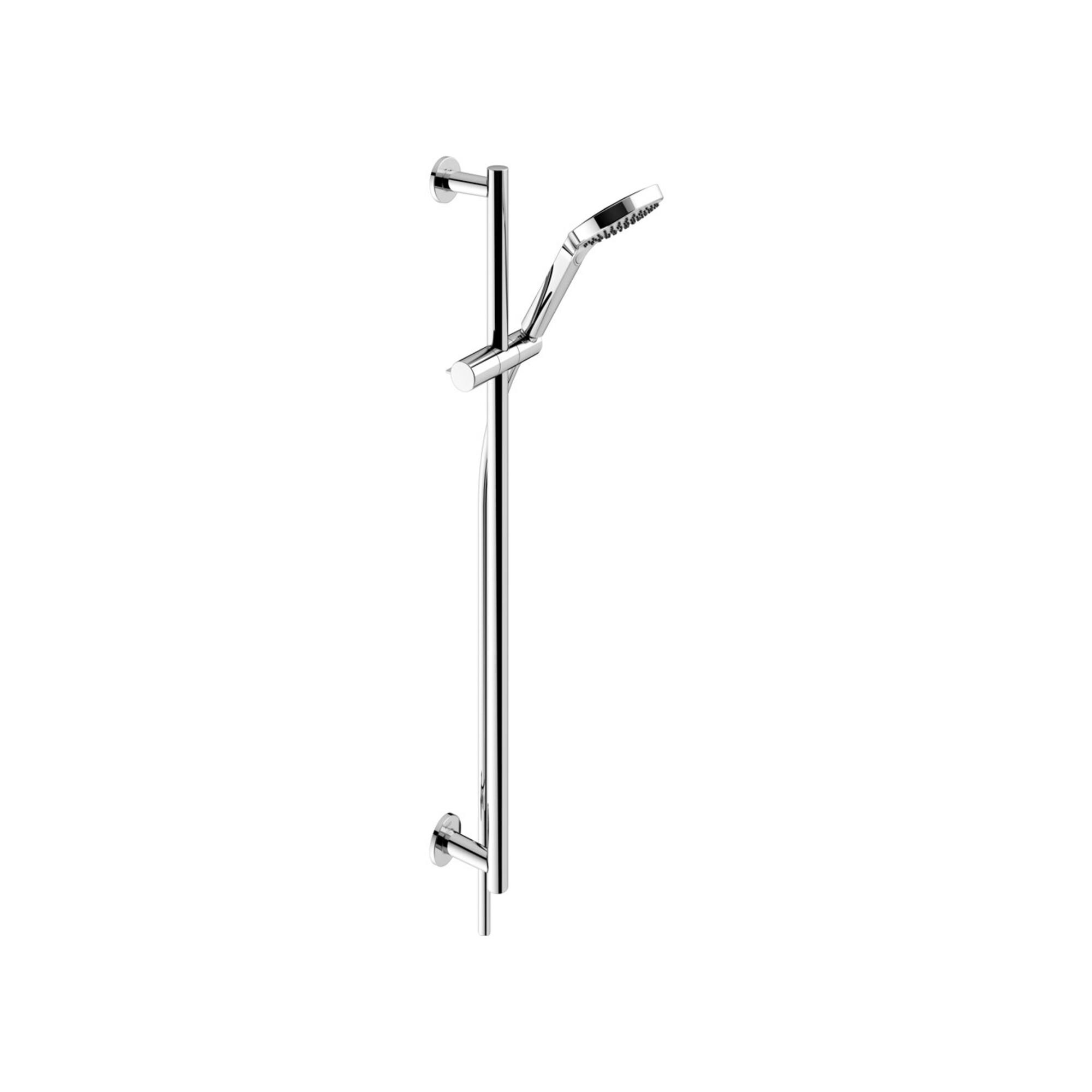 Keuco Brause-Set IXMO verchromt, Rosetten rund, 3 Strahlarten (59587010801)