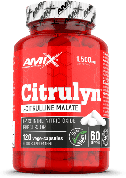 Amix Nutrition CitruLyn Aminoácido L-Citrulina 120 cápsulas