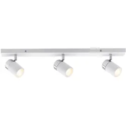 Paulmann 66713 Spotlight Zyli IP44 GU10 230V max. 3x10W dimmbar Weiß/Chrom