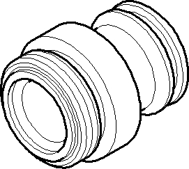 Dornbracht Nippel 0924031622090 09240316220 D.25 x 30mm