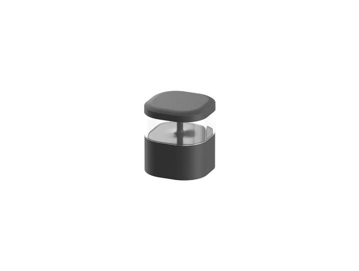 Flos Architectural FLOS Pointbreak Balisage 1, 2.700K anthrazit 8cm 1, schwarz, Aluminium, Design, LED Bodeneinbauleuchte