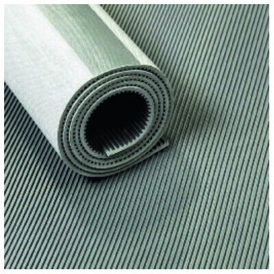 Gummi-Isoliermatte 50kV, EPDM/SBR, grau, 4,5mm, 1000mm 10m ; E/D/E (Iso04,5-0-1,0)