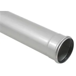 Blücher, Zubehör Sanitärinstallation, afl.rør 1 mf.110X500 - m.O-ring RF AISI 304.Alm RF stål