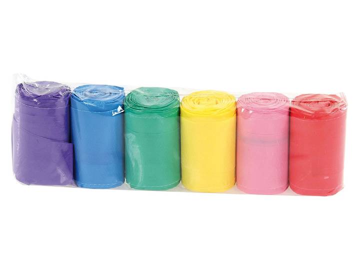 Swisspet Poop Bag Rainbow 6x15 Stk.