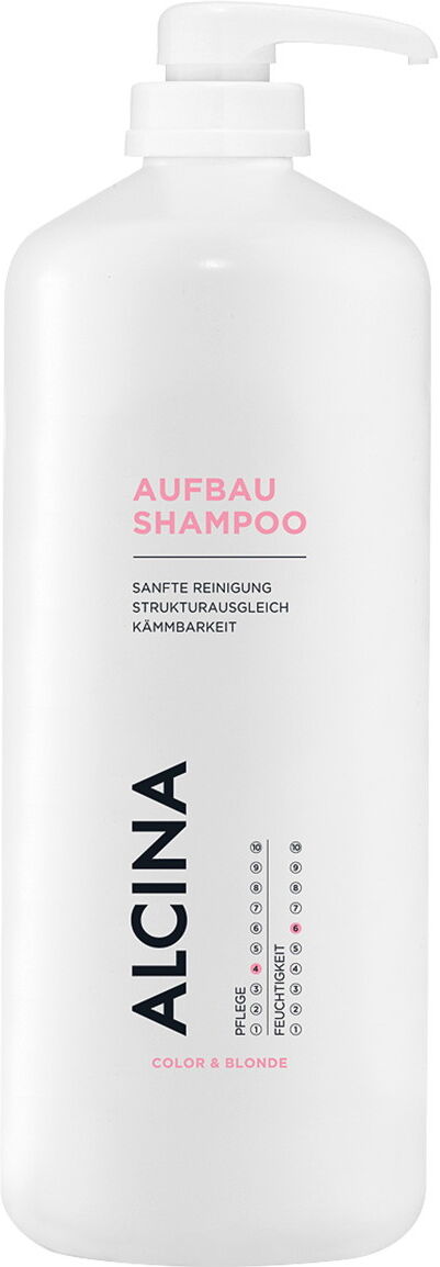 1250ml Alcina COLOR & BLONDE Aufbau Shampoo