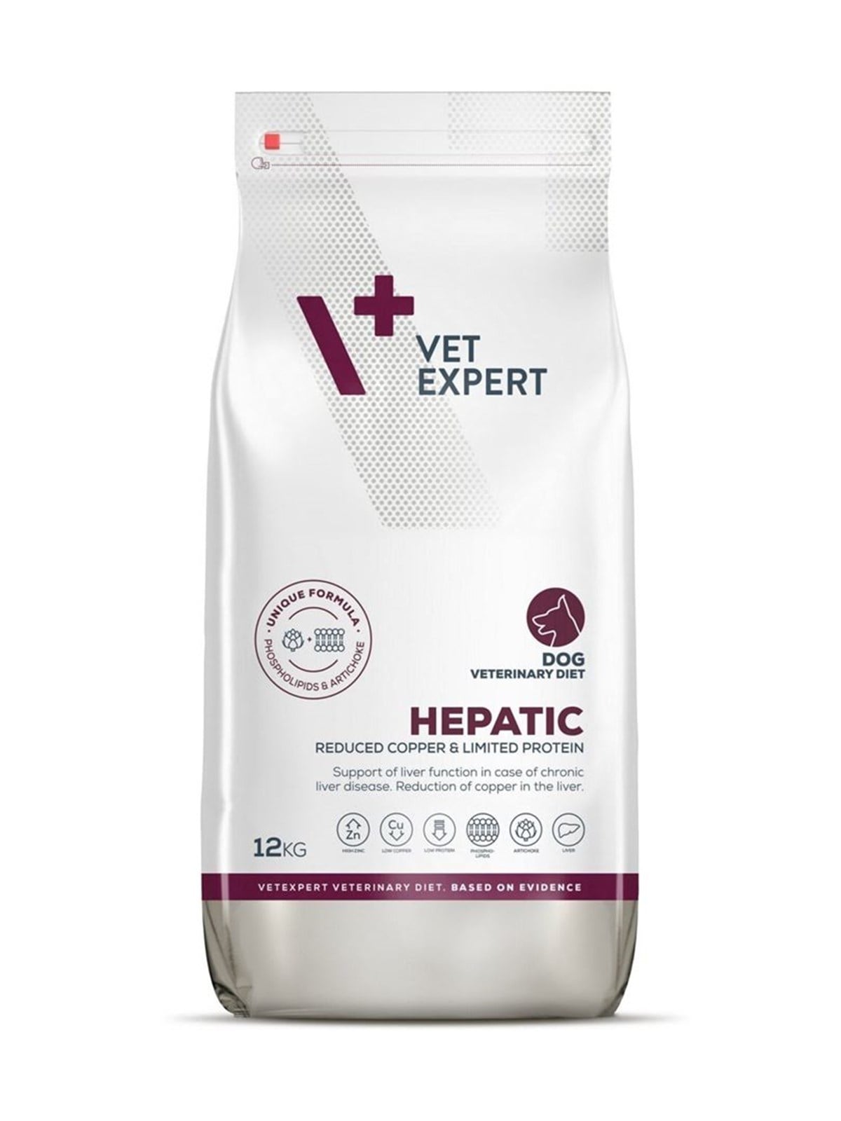 VetExpert Veterinary Diet Hepatic Dog - Trockenfutter für Hunde - 12kg