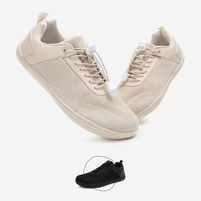 Barfußschuh DOTALES "Citystep Barfußschuhe Damen & Herren Barfuß Sneaker", Damen, Gr. 42, Normalschaft, beige, Kunstfaser, Polyurethan, Schuhe Barfußschuh, Barfuß Sneaker, Minimalschuhe