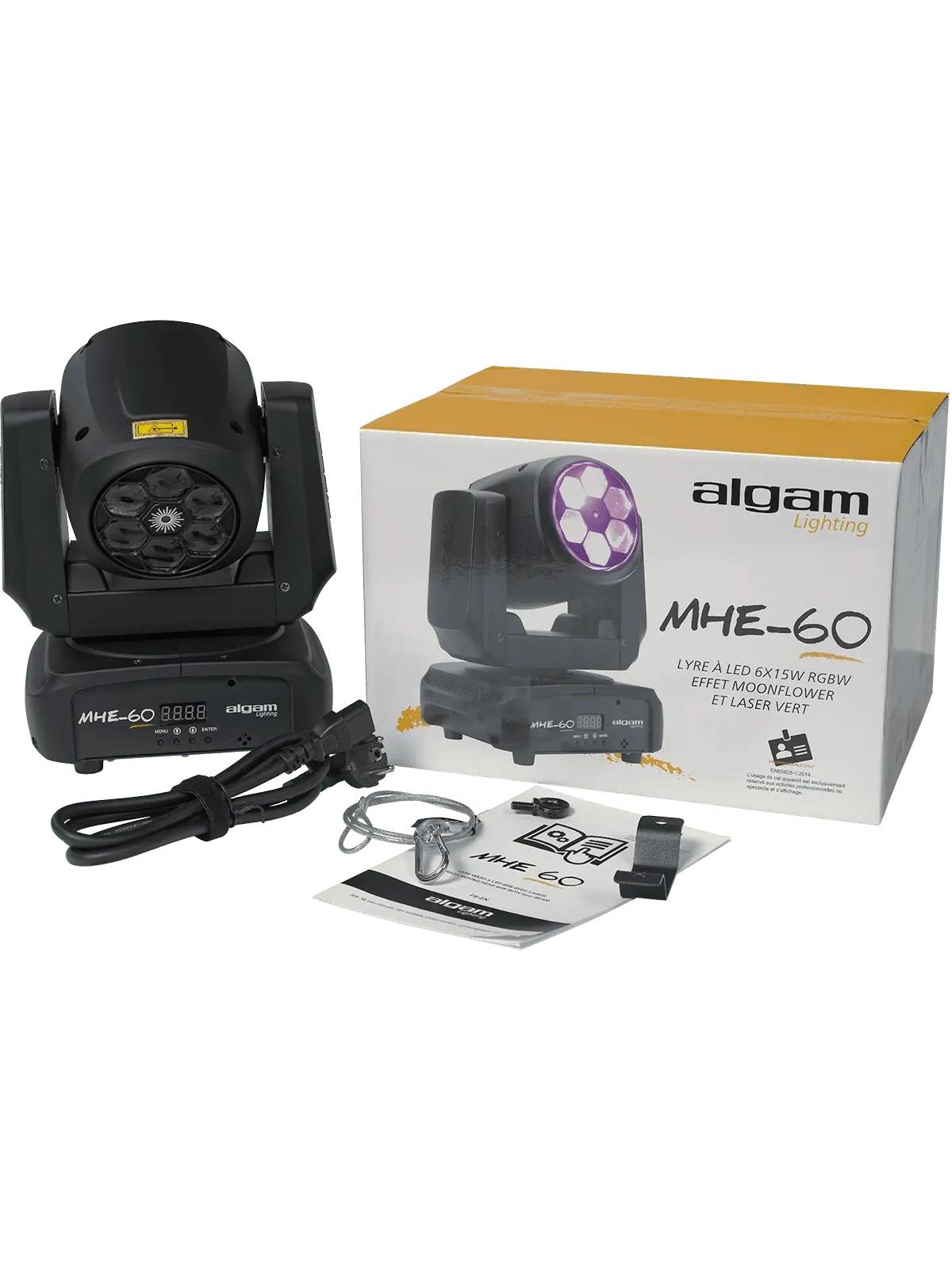 Algam Lighting Wash- & Lasereffekt 6 x 15W RGBW LEDs