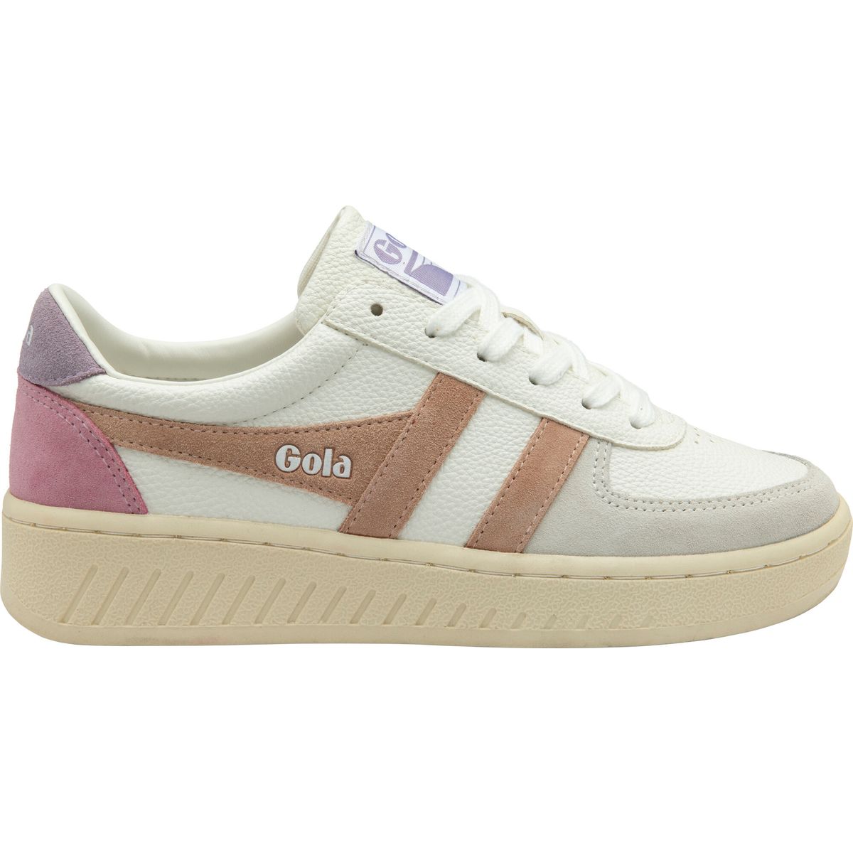 Gola Grandslam Trident Sneaker Women white/cameo/lily (WS) 5 CLA415-WS-5-whitecameolily