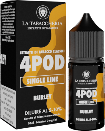 La Tabaccheria Burley 4pod Single Line Aroma Concentrato 10ml Tabacco