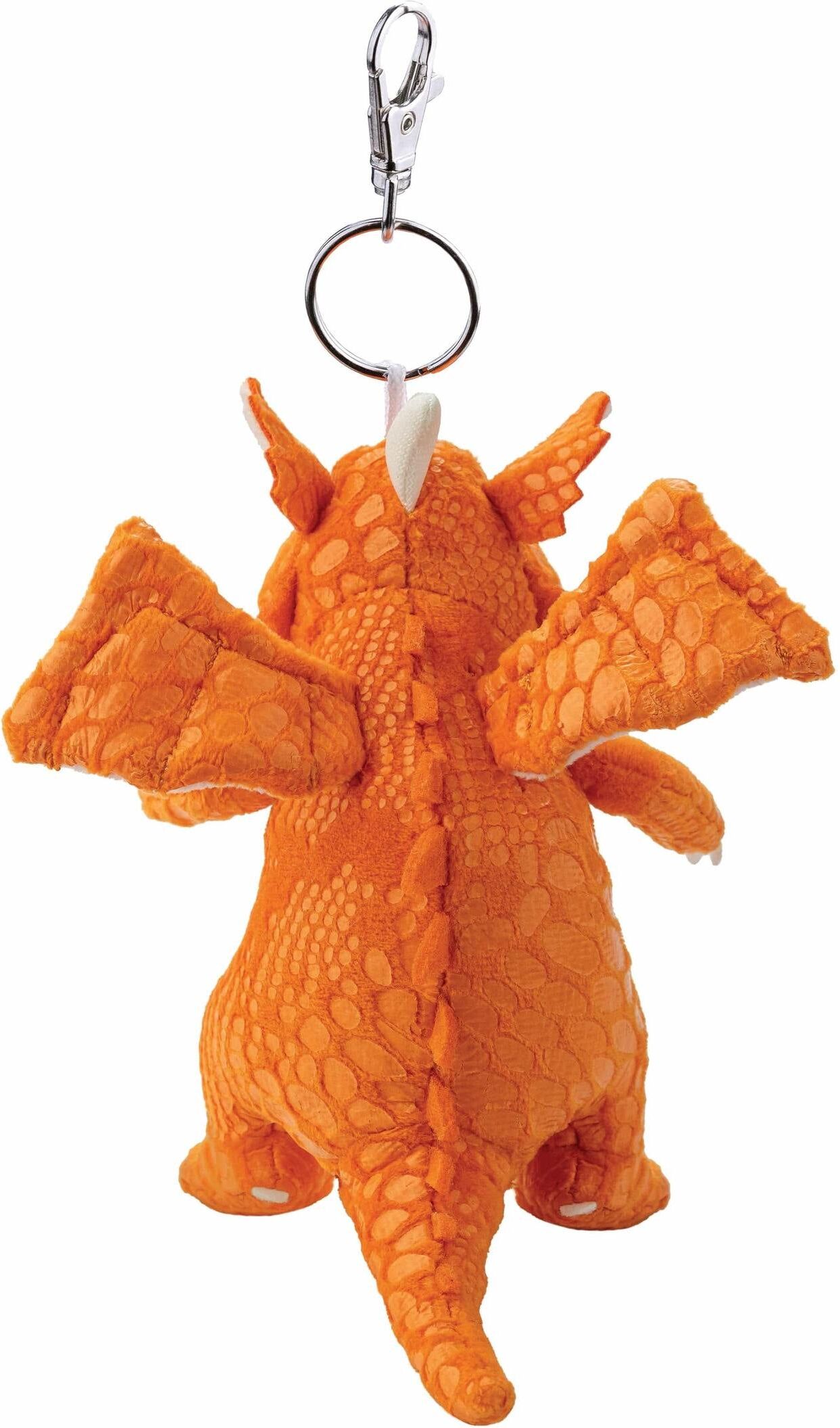 Aurora Plush: Julia Donaldson - Zog Keychain, Vibrant Orange, 13cm