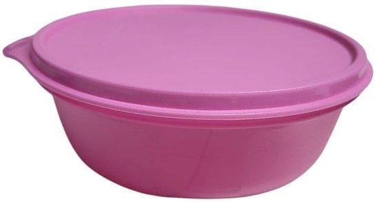 Tupperware voedselcontainers met deksel, roze, 600 ml