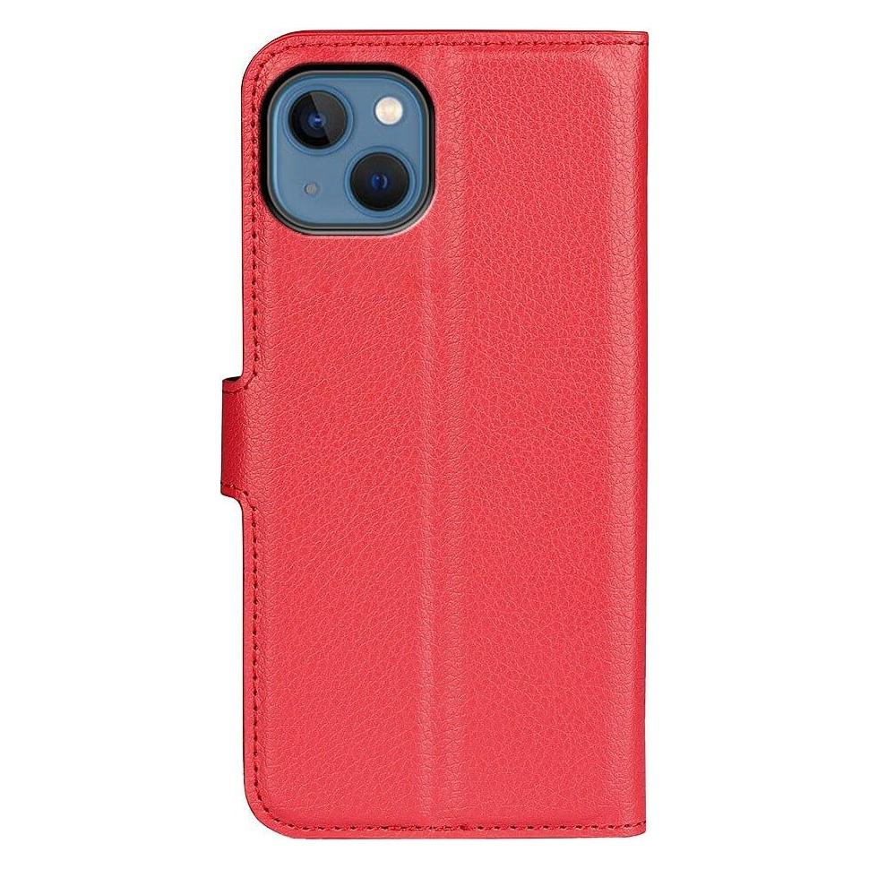 Cover-Discount iPhone 14 - Leder Etui Hülle rot (Apple iPhone 14) (101134333D)