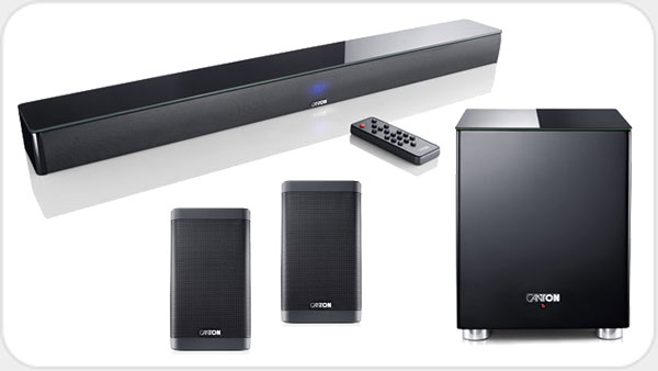 Canton Smart Soundbar Set 9 Multiroom System mit Dolby Atmos *schwarz* CA5103911