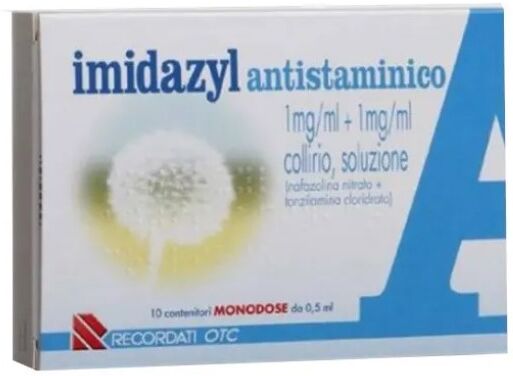 Imidazyl Antistaminico Nafazolina nitrato Collirio 10 Flaconcini 0,5 ml