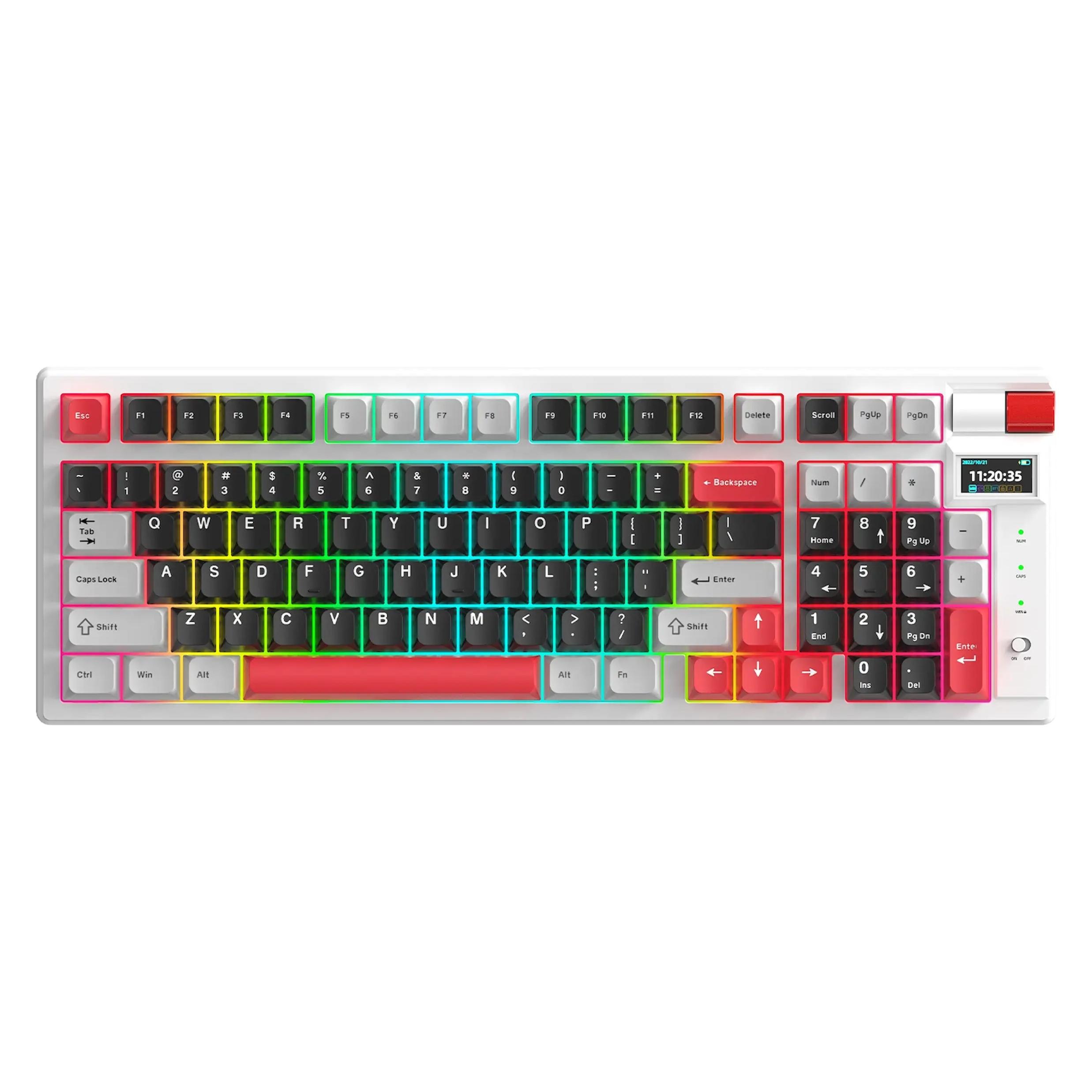 Marvo Monka KG991W Mechanical Keyboard RGB Blue Switch Wireless KG991W (Eng. Int., Kabelgebunden, Kabellos) (MAR-KG991W)