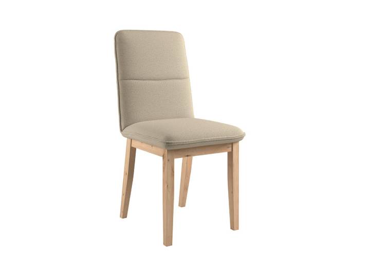 P & B Stuhl, Beige, Holz, Eiche, vollmassiv, 47x91x44 cm, Esszimmer, Stühle, Esszimmerstühle, Vierfußstühle