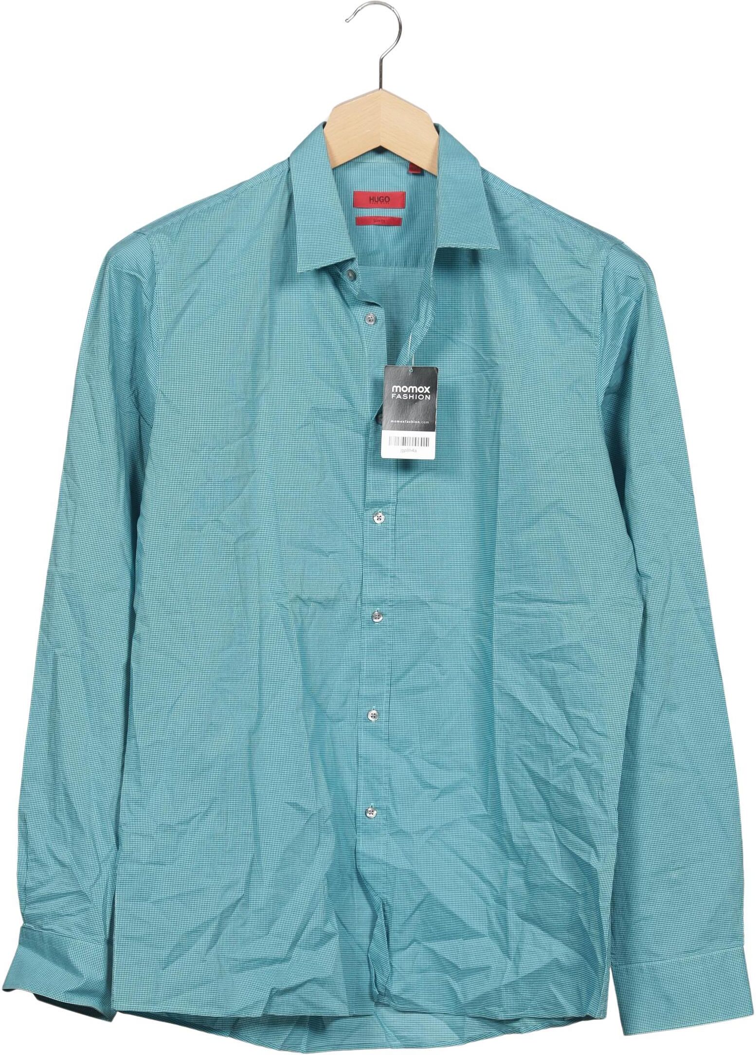 Hugo by Hugo Boss Herren Hemd, Türkis, Gr. Xxl, Baumwolle - Second Hand