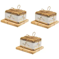 Natura Punto, Handseife, 3er-Set Echte Aleppo-Seife (Hartseife)