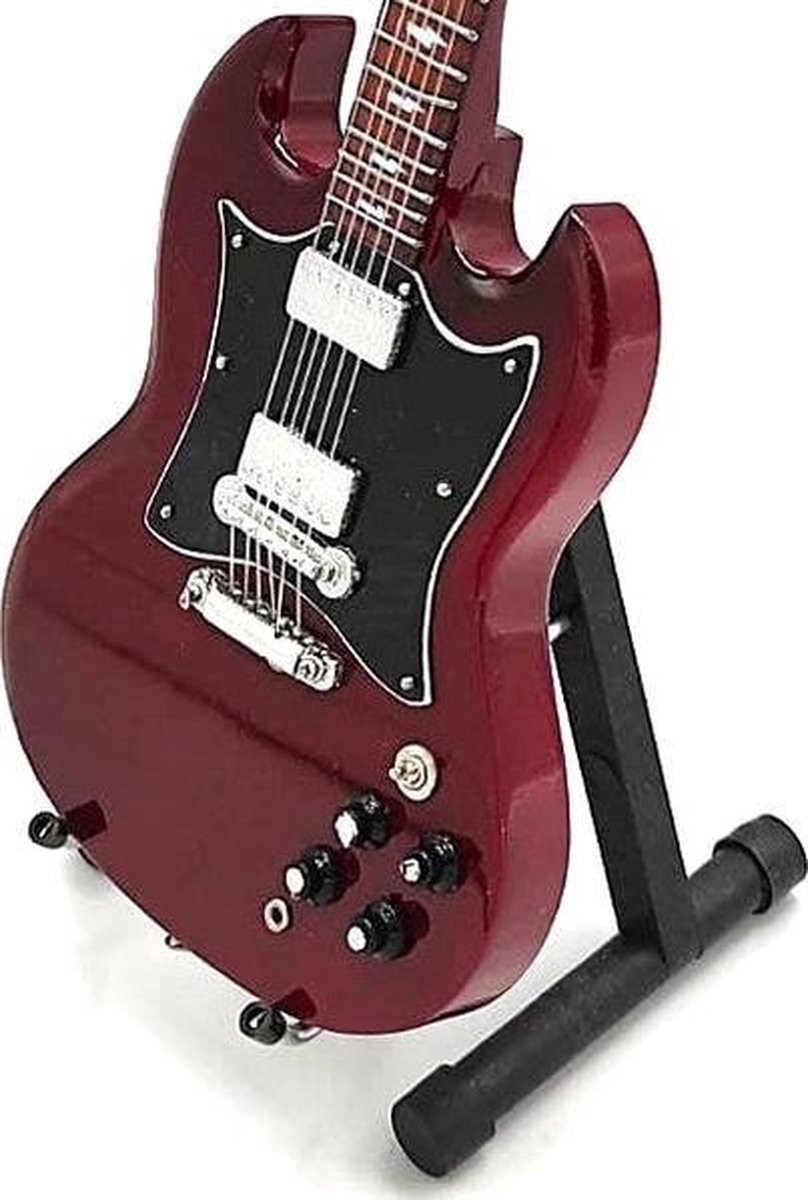 Miniatuur replica Gibson SG Classic gitaar van Angus Young - AC/DC