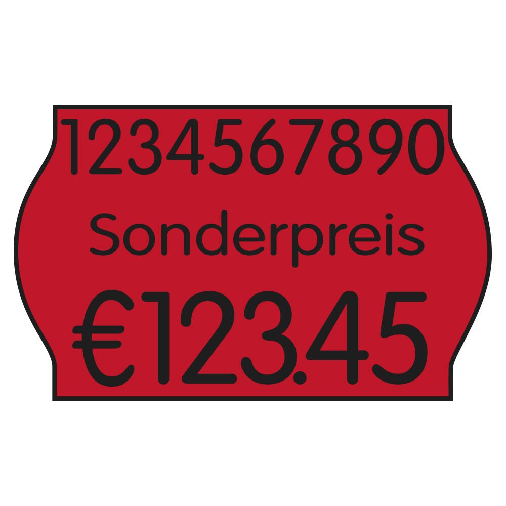 METO Preisetiketten 26,0 x 16,0 mm 9420479