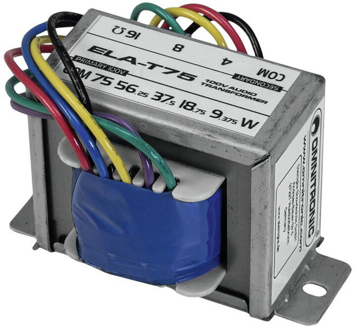 Omnitronic Ela-T75 Transformator 75 W