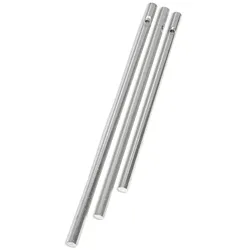 Klangstäbe, silber, 12 - 16 cm, 3 Stück