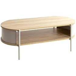 HAKU Möbel, Couchtisch + Beistelltisch, Couchtisch (54 x 100 x 37 cm)