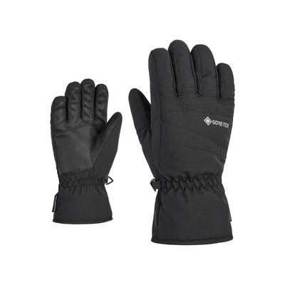 Skihandschuhe ZIENER "ZI-junior 1245 GTX", Mädchen, Gr. M, schwarz, Kunstfaser, Handschuhe