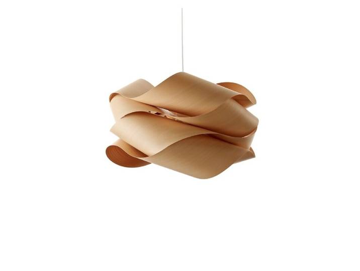 LZF Pendelleuchte Link - Natural Beech (natürliche Buche) , Wei