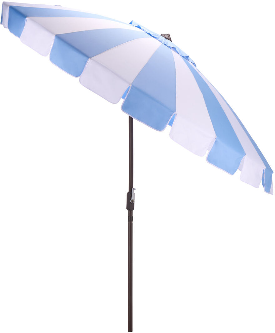 17 Stories 251.99cm Market Parasol Baby Blue Stripe 247.98cm H X 251.99cm W X 251.99cm D
