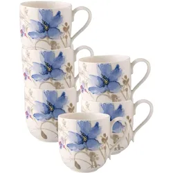KAFFEEBECHER Mariefleur Gris Basic bunt 260 ml 6er Set