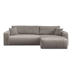 ECKSOFA PRESTIGE SOFT mit Schlaffunktion und Bettkasten, Tilia 11